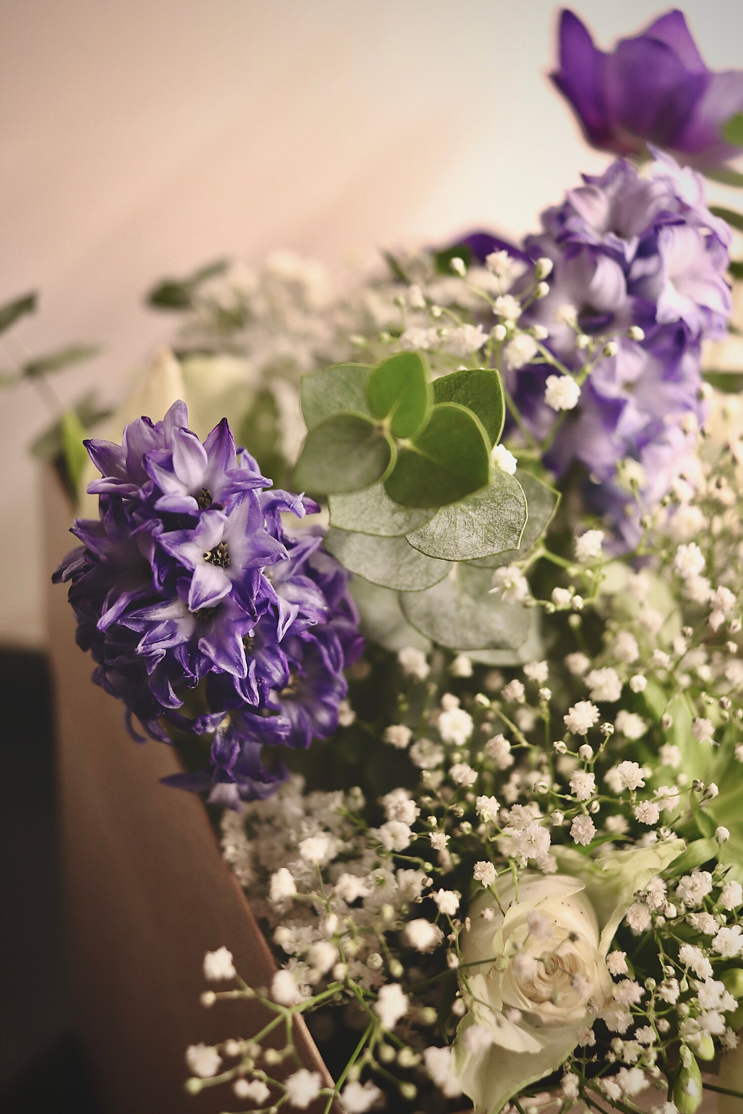 Lavender floral bouquet