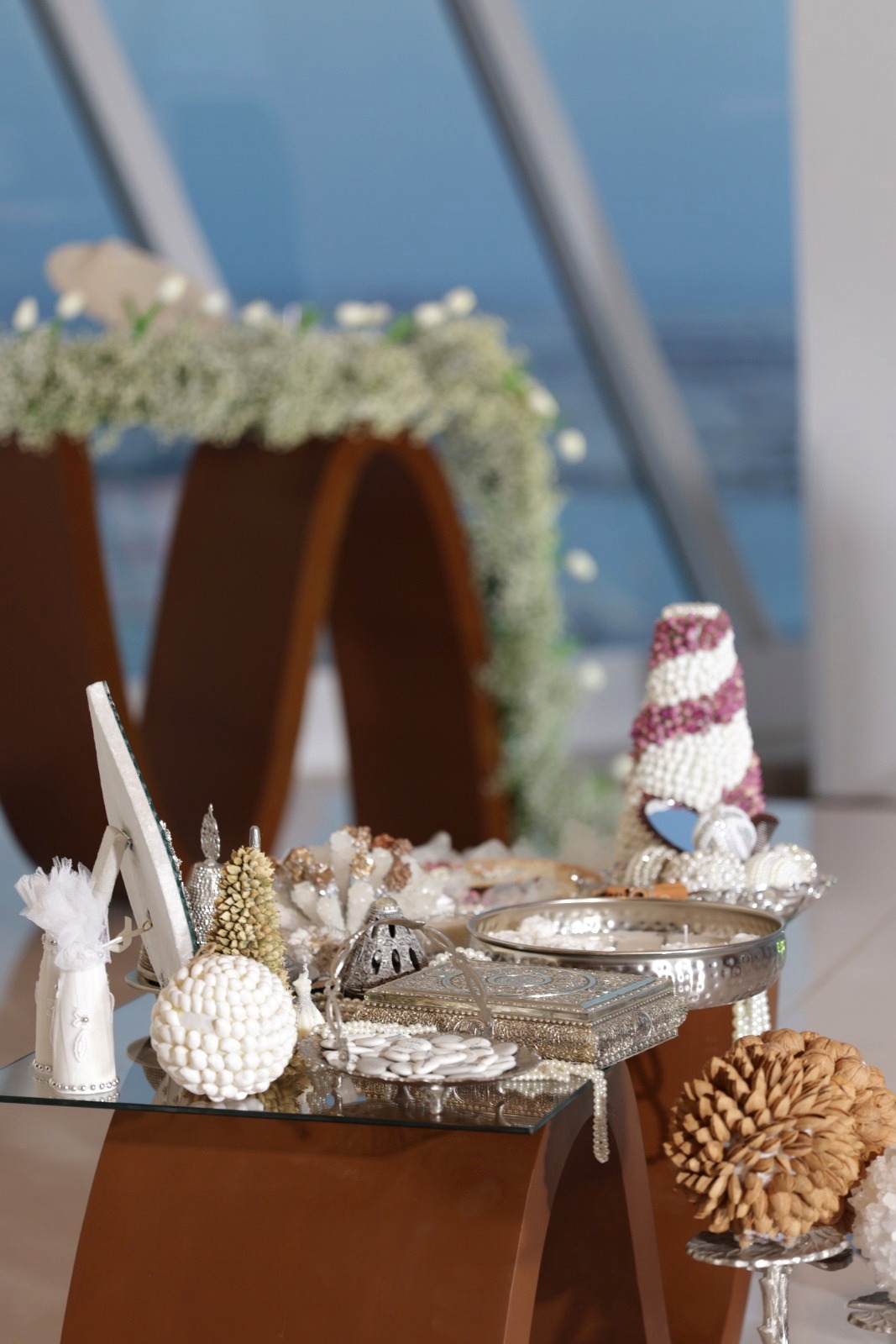 Traditional wedding detail styling